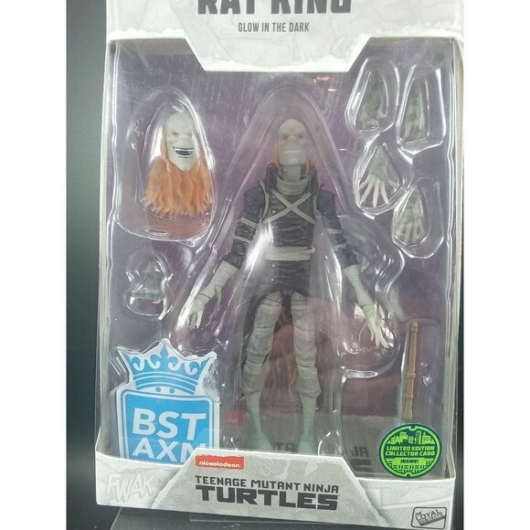 Teenage Mutant Ninja Turtles Rat King Action Figure Glow In The Dark BST AXN - Picture 3 of 7